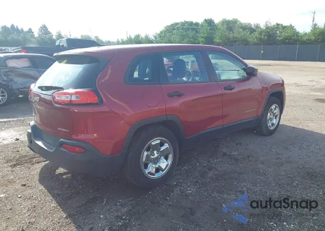 2014 Jeep Cherokee Sport from USA, damaged, VIN 1C4PJMAB5EW187694
